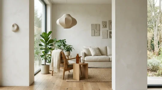Foyer moderne avec gestion intelligente de l'énergie et conscience environnementale