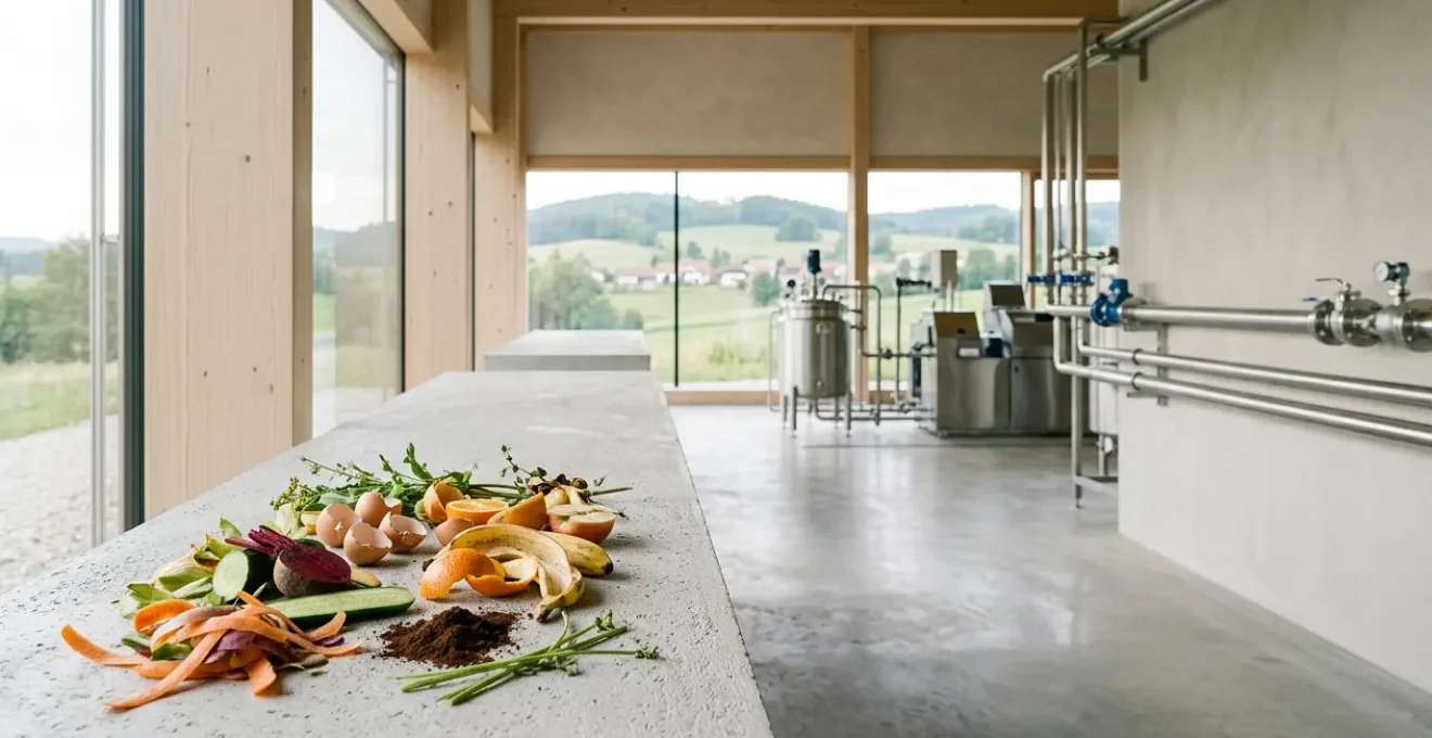 Transformation des déchets organiques en énergie verte renouvelable